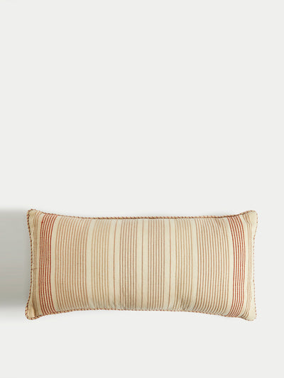 Marks & Spencer Pure cotton corded outdoor bolster cushion at Collagerie