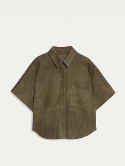 Autograph Pure suede shirt at Collagerie