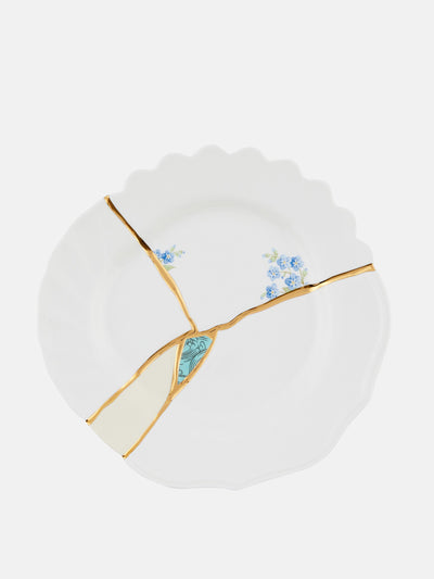 Seletti Kintsugi dessert plate by Marcantonio Raimondi Malerba at Collagerie