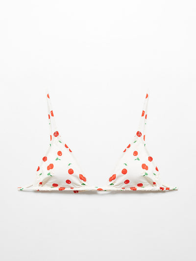 Mango Cherry bikini top at Collagerie