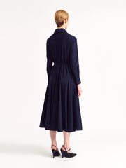 Navy and black Marione dress Clothing Emilia Wickstead    - Collagerie