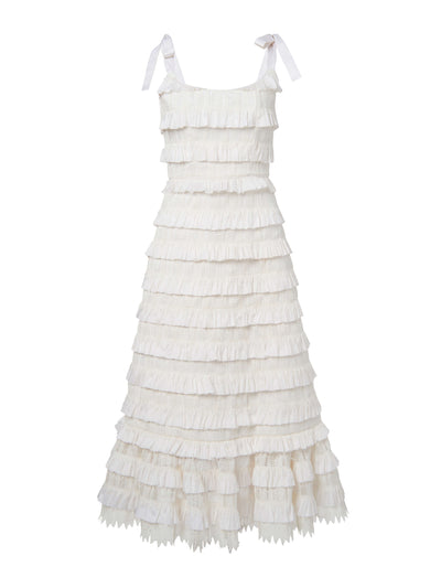 Markarian Annette ivory layered corset dress at Collagerie