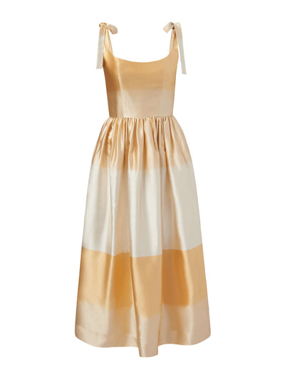 Markarian Apple golden ombré dress at Collagerie