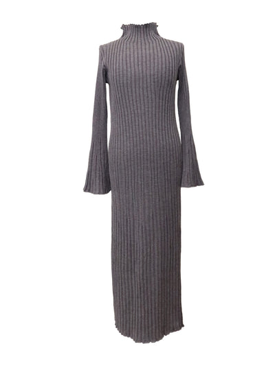 The Knotty Ones Medina charcoal merino dress at Collagerie