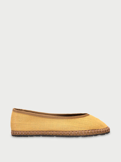 Flabelus Mermaid flats in Mustard at Collagerie