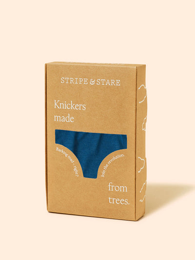 Stripe & Stare Midnight the original knicker at Collagerie