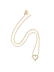 Mini open heart necklace Necklaces Marlo Laz    - Collagerie