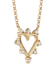 Mini open heart necklace Necklaces Marlo Laz    - Collagerie