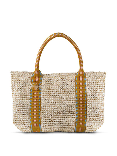 STELAR Misool raffia tote bag at Collagerie