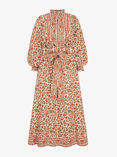 Pink City Prints Maple jaal Nell dress at Collagerie