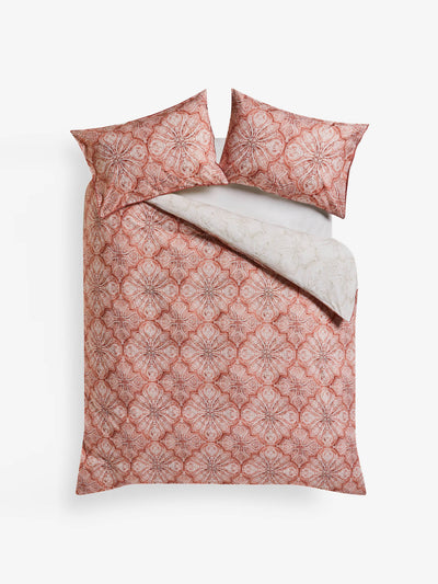 French Connection Cotton kantha reversible duvet cover and pillowcase set at Collagerie