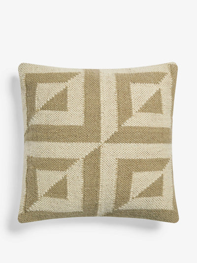 French Connection Sundial woven wool cushion at Collagerie