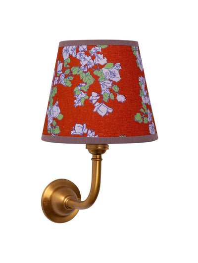 Dar Leone Coral orange candle clip lampshade at Collagerie