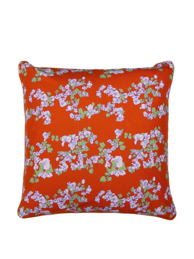 Dar Leone Coral orange large cushion at Collagerie