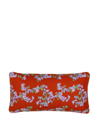 Dar Leone Coral orange small cushion at Collagerie