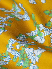 Saffron yellow tablecloth