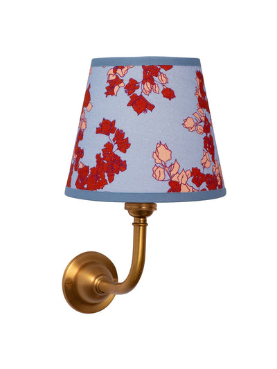 Dar Leone Steel blue candle clip lampshade at Collagerie