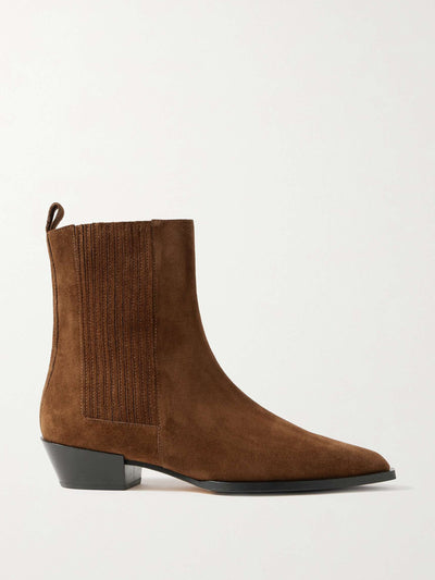 Aeyde Belinda suede ankle boots at Collagerie