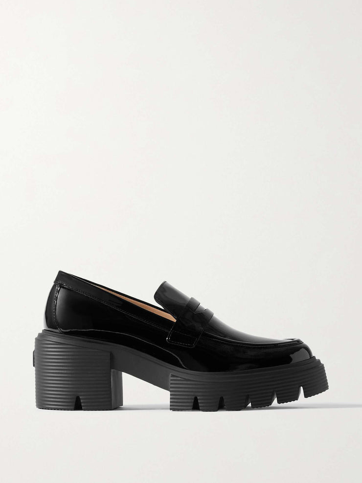 Soho patent-leather platform loafers Shoes Stuart Weitzman    - Collagerie