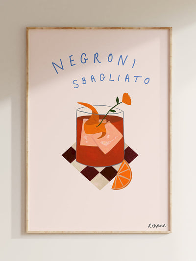 Rose England London Negroni fine art print at Collagerie