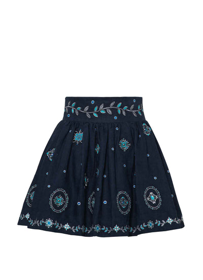 Agua by Agua Bendita Nori Relicario mini skirt at Collagerie