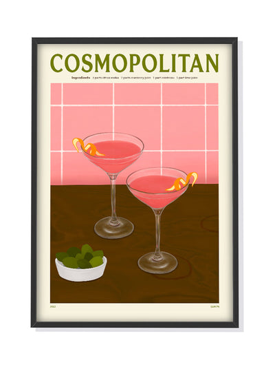 Not Another Bill Cosmopolitan print at Collagerie