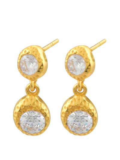 Shyla Jewellery Clear Odessa earrings at Collagerie