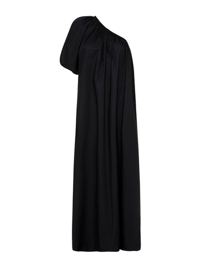 Matteau Black one shoulder maxi dress at Collagerie