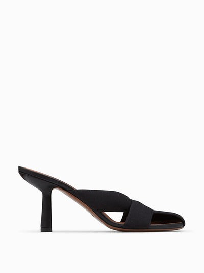 NEOUS Black Ogma mules at Collagerie