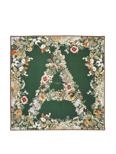 Aspinal Of London Ombre 'A' floral silk scarf at Collagerie