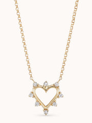 Mini open heart necklace Necklaces Marlo Laz    - Collagerie