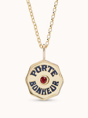 Mini Porte Bonheur necklace in ruby Jewellery & Watches Marlo Laz    - Collagerie