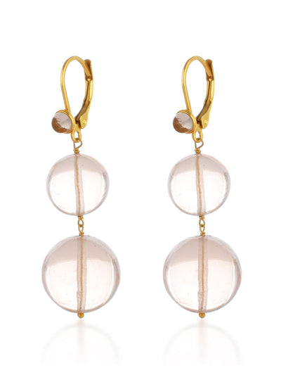 Shyla Jewellery Champagne Pernille earrings at Collagerie
