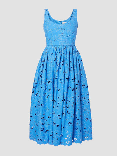 Erdem Sleeveless fit and flare midi dress at Collagerie