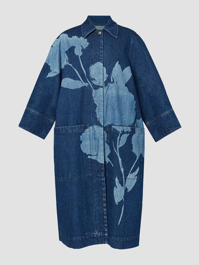 Erdem Denim coat at Collagerie