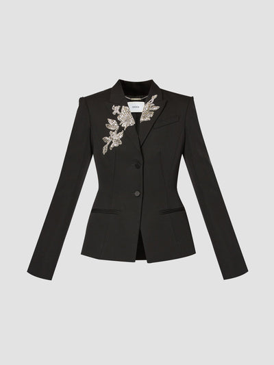 Erdem Tailored embroidered blazer at Collagerie