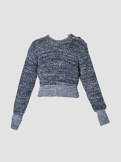 Erdem Crop wool jumper at Collagerie