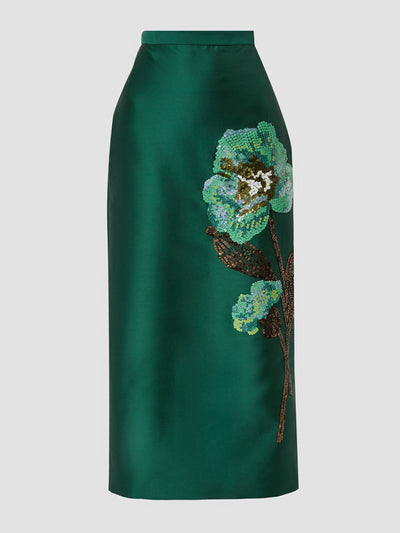 Erdem Midi length pencil skirt at Collagerie