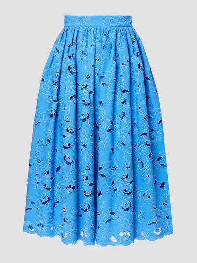 Erdem Volume midi skirt at Collagerie