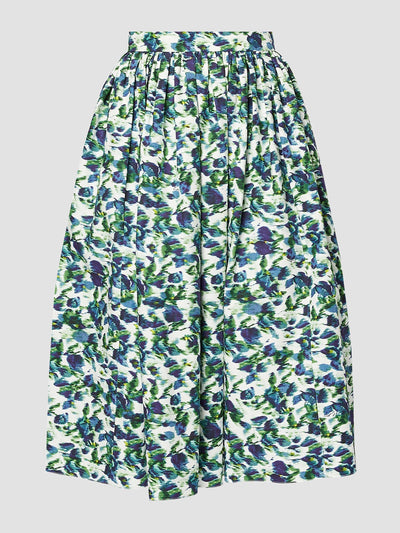 Erdem Volume midi skirt at Collagerie