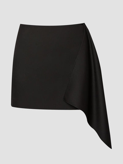 Erdem Mini skirt with drape detail at Collagerie