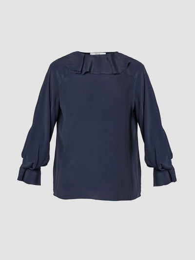 Erdem Bishop sleeve blouse at Collagerie