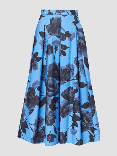 Erdem Volume hem pleat detail skirt at Collagerie