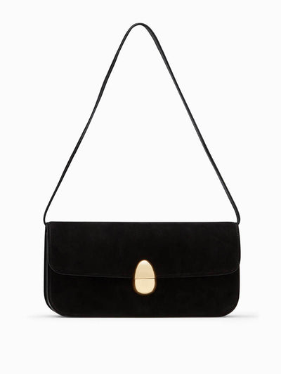 NEOUS Phoenix baguette bag, black at Collagerie