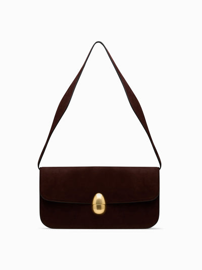 NEOUS Brown Phoeniz baguette shoulder bag at Collagerie