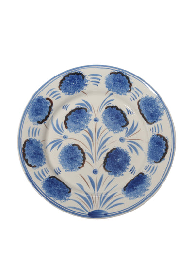 Carolina Irving & Daughters Blue flower dinner plate at Collagerie