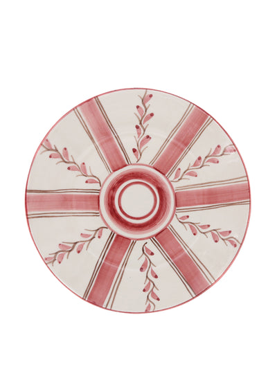 Carolina Irving & Daughters Rose stripe dessert plate at Collagerie