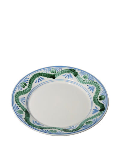 Carolina Irving & Daughters Caterpillar blue dinner plate at Collagerie