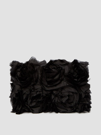 Erdem Black small clutch bag at Collagerie