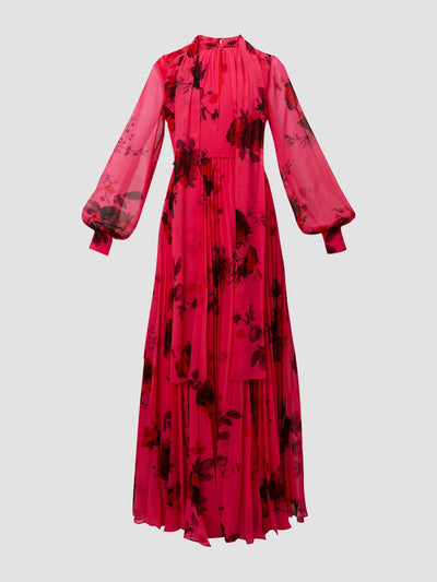 Erdem Blouson sleeve gown at Collagerie